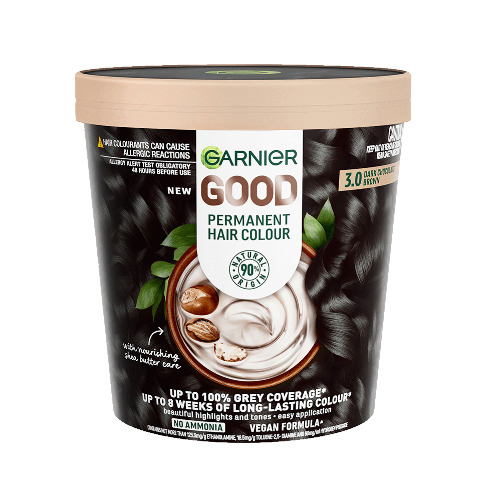 Garnier GOOD Permanent Hair Dye 3.0 Dark Chocolate Brown